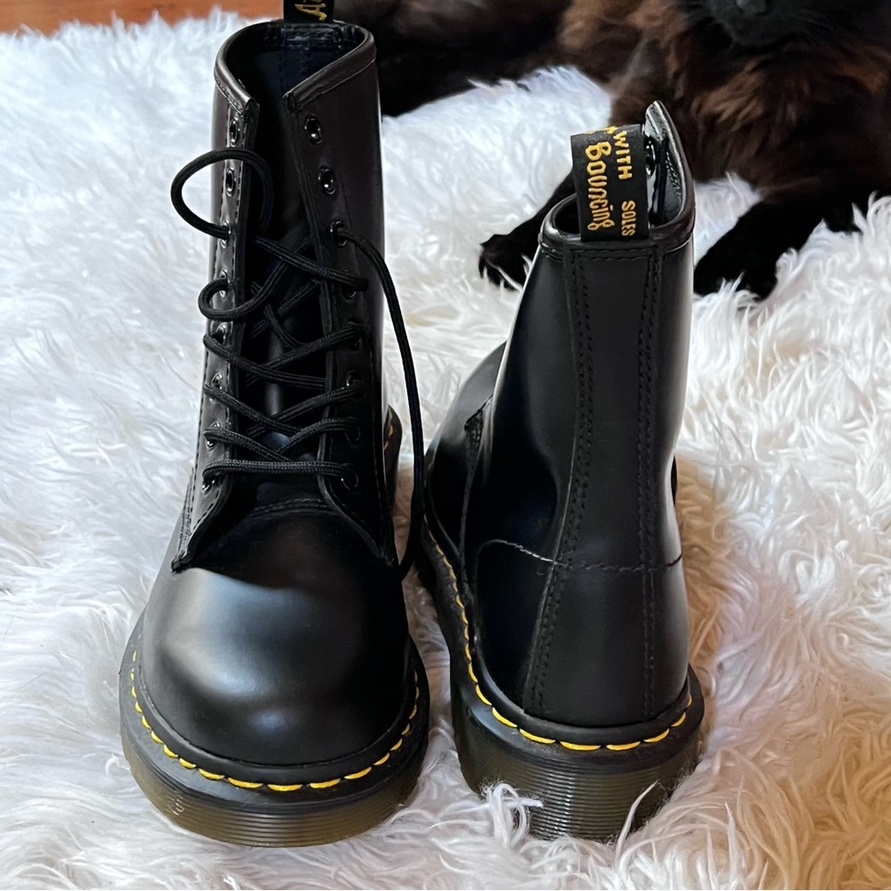 NWOT Dr. Martens OG 1460 Black Combat Boots Size 7 - Picture 3 of 7